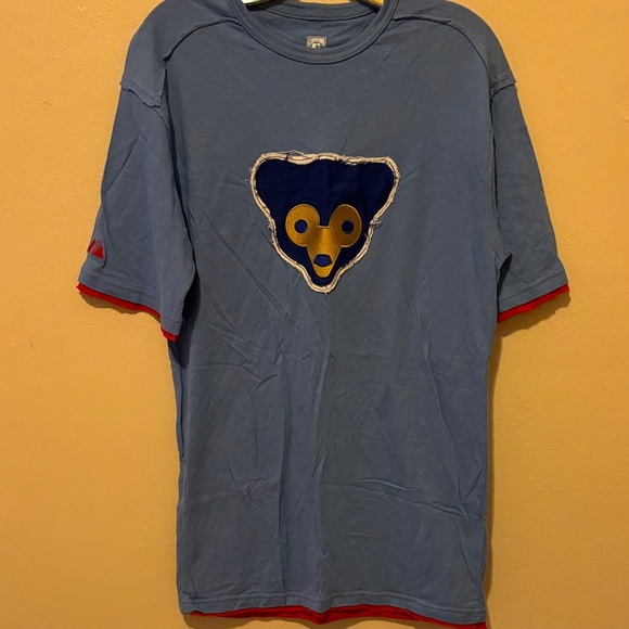 Men's Blue Bear Graphic Short Sleeve Tee - Picture 1 of 2